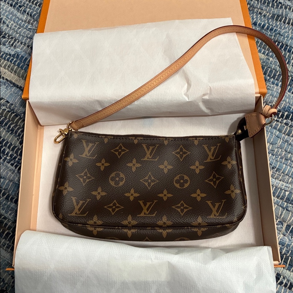 Louis Vuitton Brown Monogram Pochette